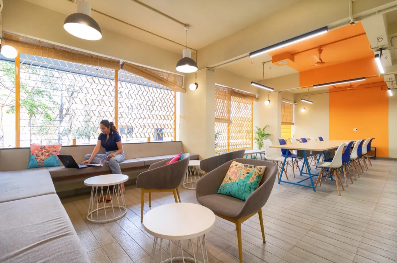 Dedicated quiet co-working and study space for university students in Pune